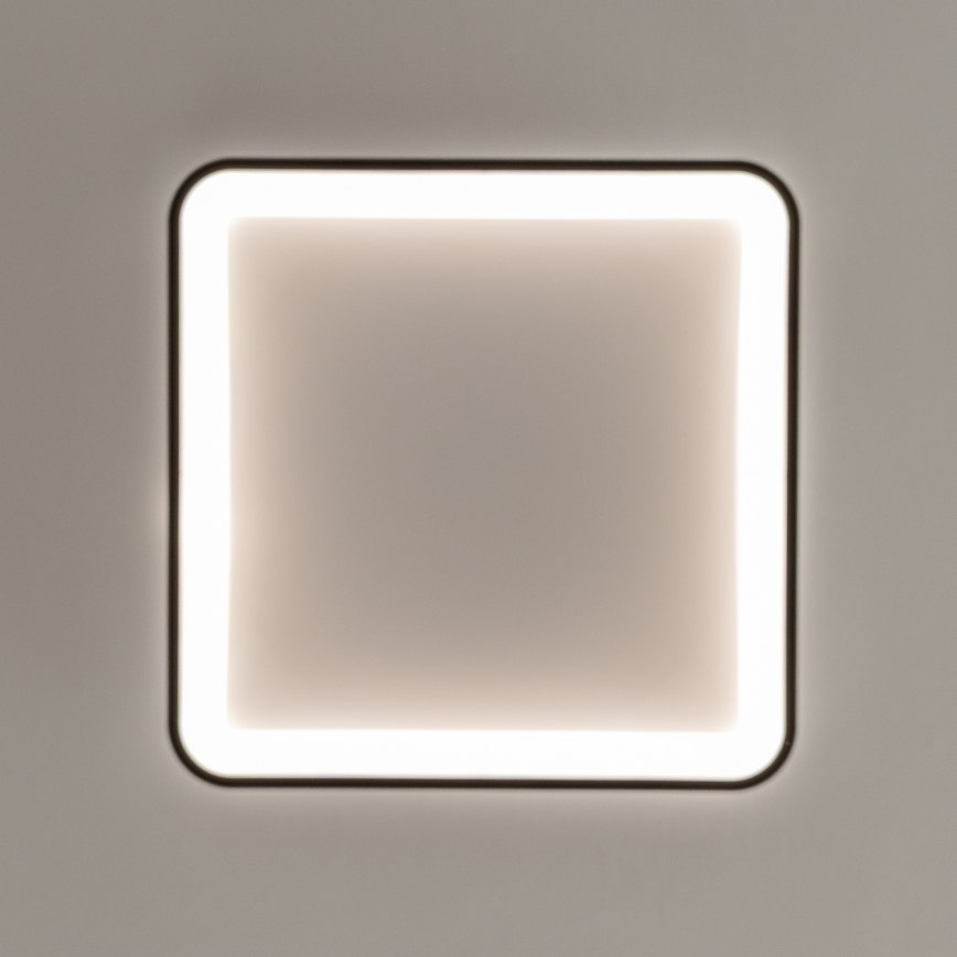 Brilagi - LED-dimbar takarmatur FALCON SLIM LED/50W/230V 3000-6500K 50x50 cm svart + fjärrkontroll