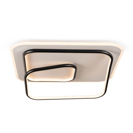 BRILAGI - LED Dimbart takarmatur FLARE LED/81W/230V 3000-6000K 50x50 cm vit/svart + fjärrkontroll