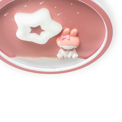 Brilagi - LED-dimmbar barn-taklampa BUNNY LED/83W/230V 3000–6000K Ø 49 cm + fjärrkontroll