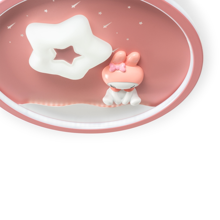 Brilagi - LED-dimmbar barn-taklampa BUNNY LED/83W/230V 3000–6000K Ø 49 cm + fjärrkontroll