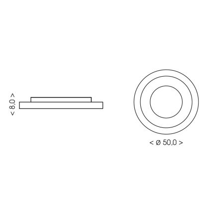 BRILAGI - Dimbart taklampa för barn ASTRO LED/68W/230V 3000-6000K diam. 50 cm + fjärrkontroll