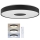 Brilagi - Dimmbar LED-taklampa JAMIS LED/48W/230V 3000-6500K diam. 39 cm svart + fjärrkontroll