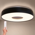Brilagi - Dimmbar LED-taklampa JAMIS LED/48W/230V 3000-6500K Ø 39 cm svart + + fjärrkontroll