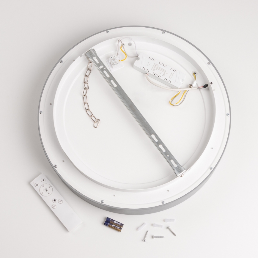 Brilagi - Dimbar LED-taklampa FALCON LED/40W/230V 3000-6500K Ø45 cm grå + fjärrkontroll