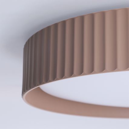 BRILAGI - Dimbar LED-taklampa LUCIA LED/48W/230V 3000–6500K Ø 41 cm taupe + fjärrkontroll