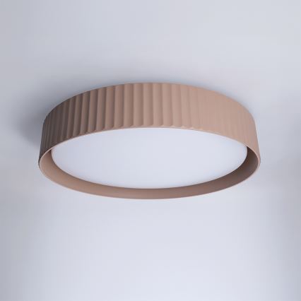 BRILAGI - Dimbar LED-taklampa LUCIA LED/48W/230V 3000–6500K Ø 41 cm taupe + fjärrkontroll