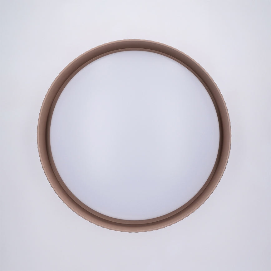 BRILAGI - Dimbar LED-taklampa LUCIA LED/48W/230V 3000–6500K Ø 41 cm taupe + fjärrkontroll