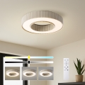 Brilagi - dimmbar LED-taklampa LUMIX LED/48W/230V 3000-6000K beige Ø 50 cm + fjärrkontroll