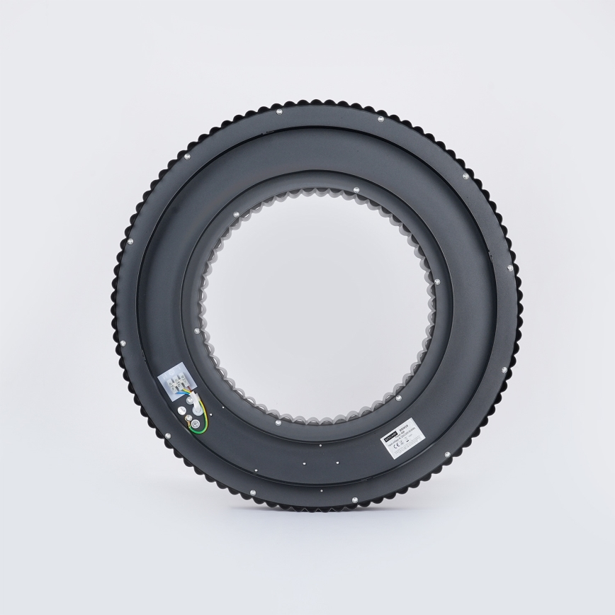 Brilagi - Dimbar LED-takarmatur LUMIX LED/48W/230V 3000-6000K svart Ø 50 cm + fjärrkontroll