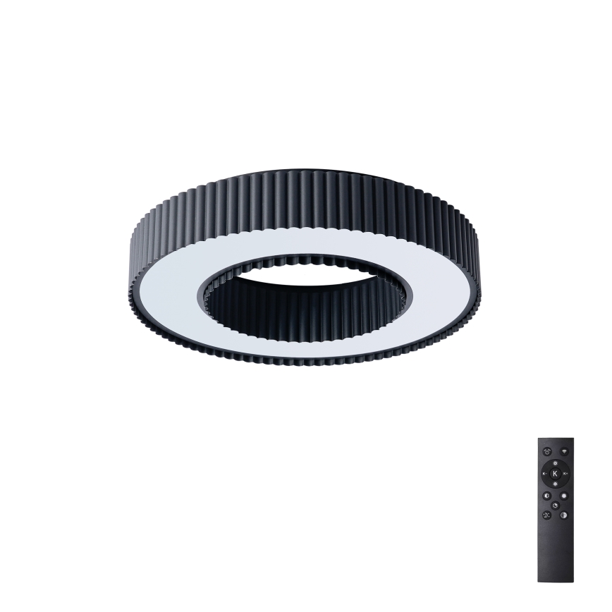 Brilagi - Dimbar LED-takarmatur LUMIX LED/48W/230V 3000-6000K svart Ø 50 cm + fjärrkontroll