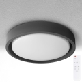 Brilagi - Dimmbar LED-taklampa MATTEO LED/60W/230V 3000-6500K Ø 51,5 cm svart + fjärrkontroll
