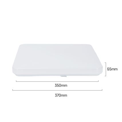 Brilagi - Dimbar LED-takarmatur MILKY WAY LED/24W/230V 3000-6500K 37x37 cm + fjärrkontroll