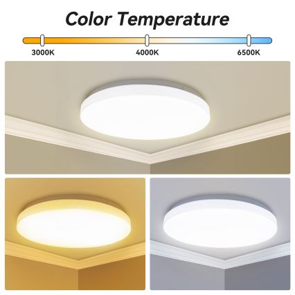 Brilagi - Dimbar LED-taklampa MILKY WAY LED/24W/230V 3000-6500K Ø 38 cm + fjärrkontroll