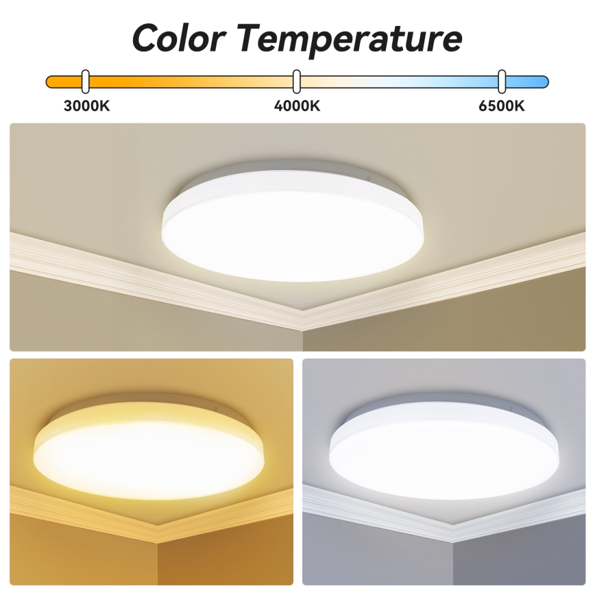 Brilagi - Dimbar LED-taklampa MILKY WAY LED/24W/230V 3000-6500K Ø 38 cm + fjärrkontroll