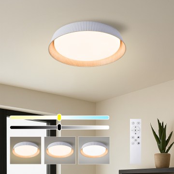 Brilagi - Dimmbar LED-taklampa ORINO LED/54W/230V 3000-6000K vit Ø 43 cm + fjärrkontroll