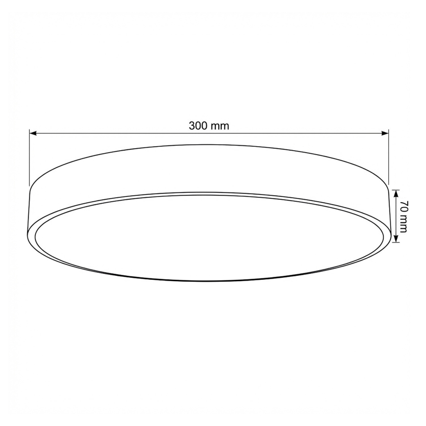 Brilagi - LED-dimbar taklampa POOL LED/36W/230V 3000-6000K Ø 30 cm beige + fjärrkontroll