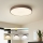 Brilagi - Dimmbar LED-taklampa POOL LED/48W/230V 3000-6000K Ø 40 cm brun + fjärrkontroll