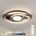 Brilagi - Dimmbar LED-taklampa TWIRL LED/38W/230V 3000-6000K svart + fjärrkontroll