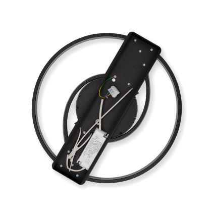 Brilagi - Dimmbar LED-taklampa TWIRL LED/38W/230V 3000-6000K svart + fjärrkontroll