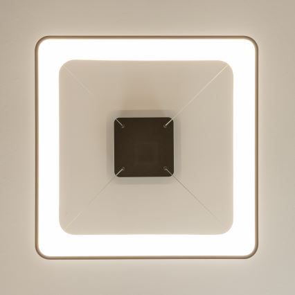 Brilagi - LED-dimmbar pendellampa på vajer FALCON II LED/125W/230V 3000-6500K 60x60 cm svart + fjärrkontroll