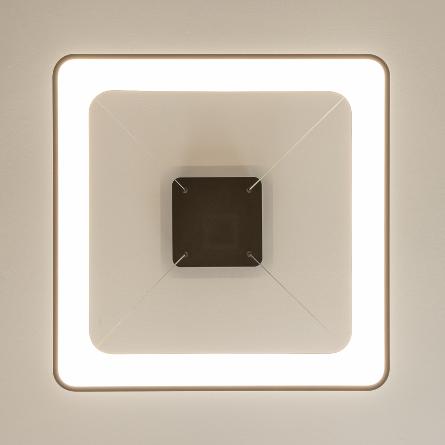 Brilagi - LED-dimmbar pendellampa på vajer FALCON II LED/125W/230V 3000-6500K 60x60 cm svart + fjärrkontroll