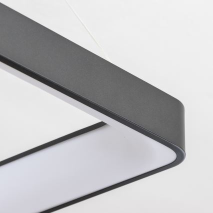 Brilagi - LED-dimmbar pendellampa på vajer FALCON II LED/125W/230V 3000-6500K 60x60 cm svart + fjärrkontroll