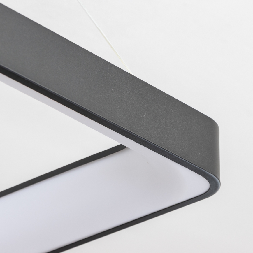 Brilagi - LED-dimmbar pendellampa på vajer FALCON II LED/125W/230V 3000-6500K 60x60 cm svart + fjärrkontroll