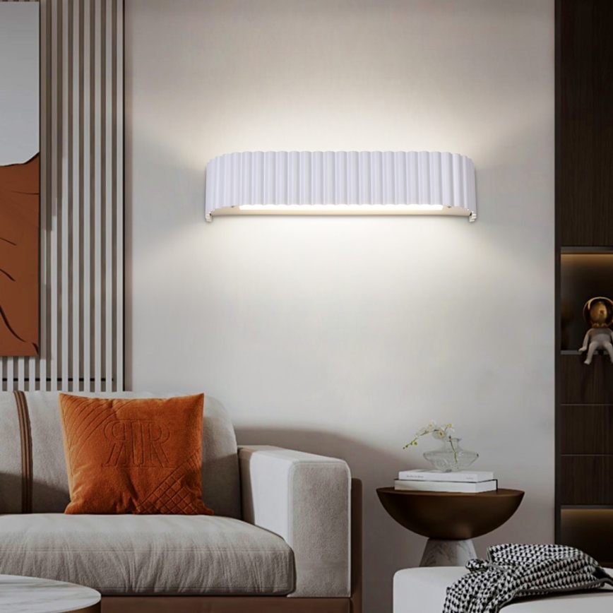 BRILAGI - LED-dimbar vägglampa FALCON MODERN LED/14W/230V 3000-6000K 40 cm vit + fjärrkontroll