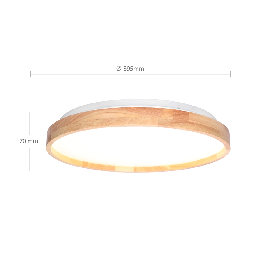 BRILAGI - Dimmbar LED-taklampa ALSON LED/48W/230V 3000-6500K ek Ø 39,5 cm + fjärrkontroll