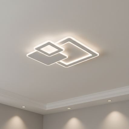 BRILAGI - LED dimbar taklampa MODERN LED/93W/230V 3000-6000K 48,5x48,5 cm + fjärrkontroll