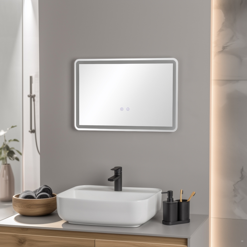 Brilagi - BELLA LED uppvärmd badrumsspegel LED/12W/230V 40x60 cm IP44 CRI 90 dimbar + CCT