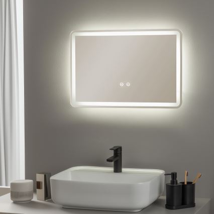 Brilagi - BELLA LED uppvärmd badrumsspegel LED/12W/230V 40x60 cm IP44 CRI 90 dimbar + CCT