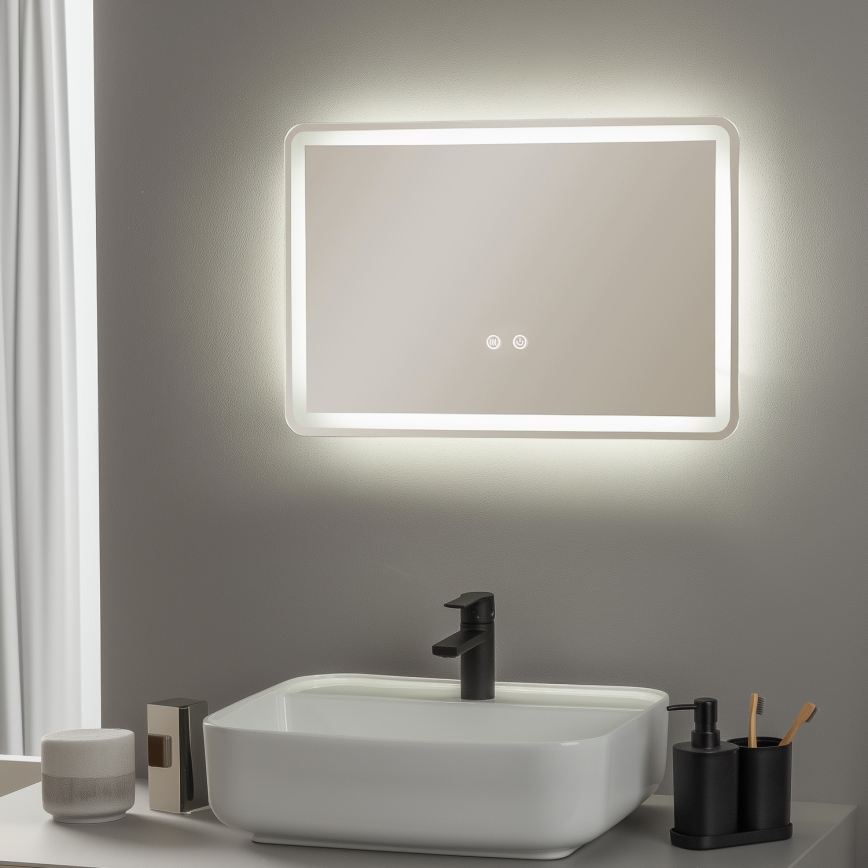 Brilagi - BELLA LED uppvärmd badrumsspegel LED/12W/230V 40x60 cm IP44 CRI 90 dimbar + CCT