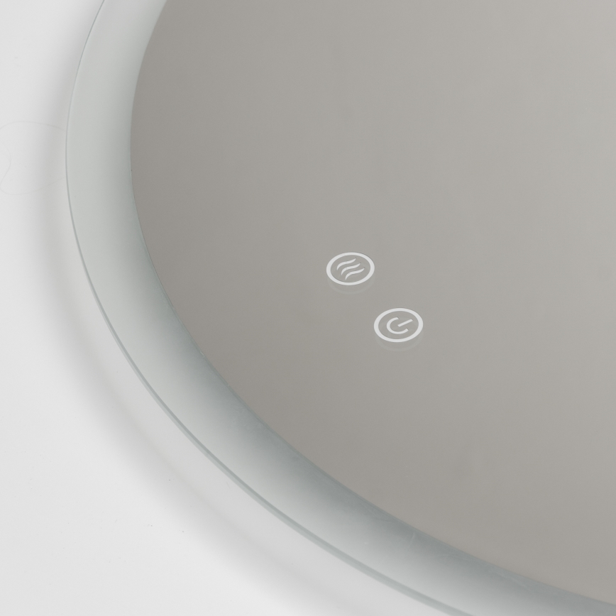 Brilagi - LED uppvärmd badrumsspegel CLARA PRO LED/19W/230V Ø 60 cm IP44 CRI 90 dimbar + CCT