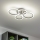Brilagi - Dimmbar ytmonterad LED-taklampa ORBITS LED/50W/230V 3000-6500K svart + fjärrkontroll