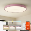 Brilagi - dimmerbar poolarmatur SMART LED/128W/230V Ø 100 cm 3000-6000K Wi-Fi Tuya + fjärrkontroll rosa