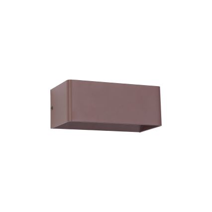 BRILAGI - DONNANI LED-utomhusvägglampa 7W/230V, 20 cm, brun, IP44