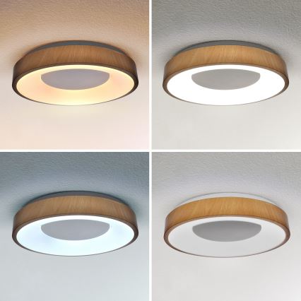 Brilagi - LED dimbar taklampa DORIA LED/48W/230V 3000-6500K Ø 39 cm + fjärrkontroll