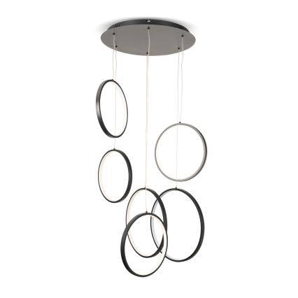 BRILAGI - ECHO LED-pendel på kabel LED/80W/230V 4000K Ø 50 cm svart