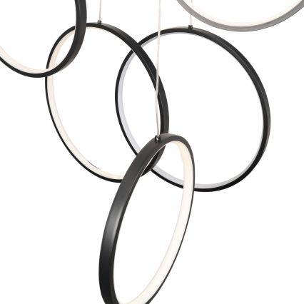 BRILAGI - ECHO LED-pendel på kabel LED/80W/230V 4000K Ø 50 cm svart