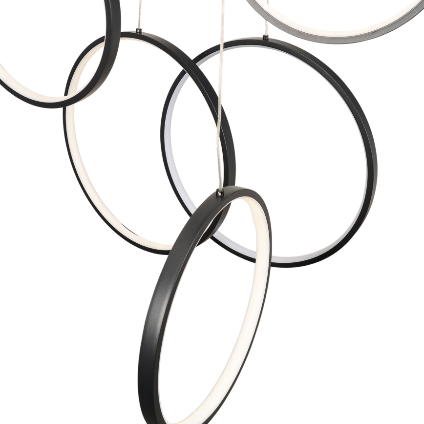 BRILAGI - ECHO LED-pendel på kabel LED/80W/230V 4000K Ø 50 cm svart