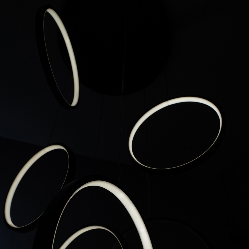 BRILAGI - ECHO LED-pendel på kabel LED/80W/230V 4000K Ø 50 cm svart