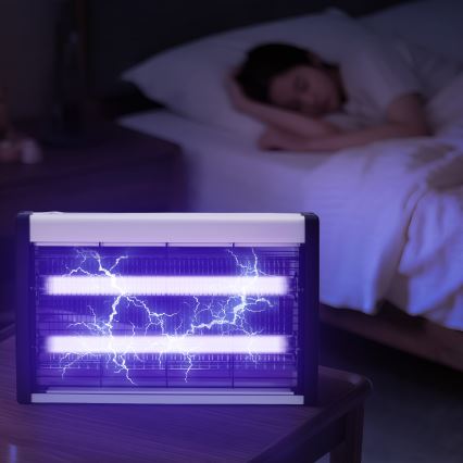 Brilagi - Elektrisk insektsfälla 2xUV/15W/230V 80 m2