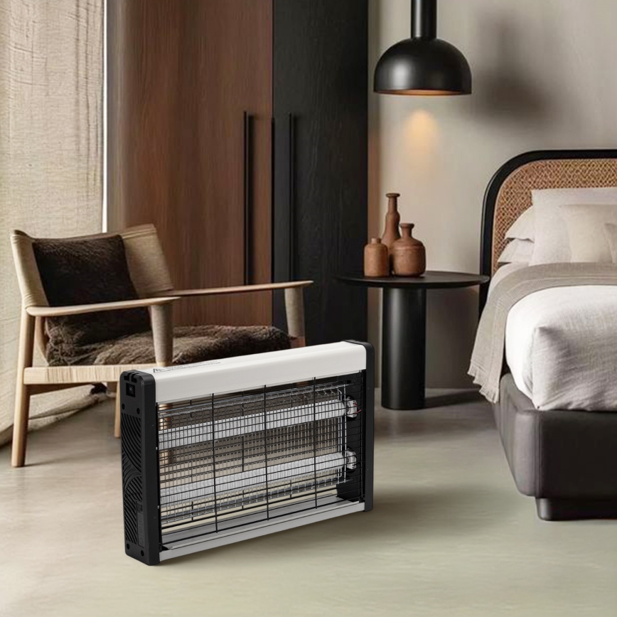 Brilagi - Elektrisk insektsfångare 2x UV, 20 W, 230 V, täcker upp till 100 m²