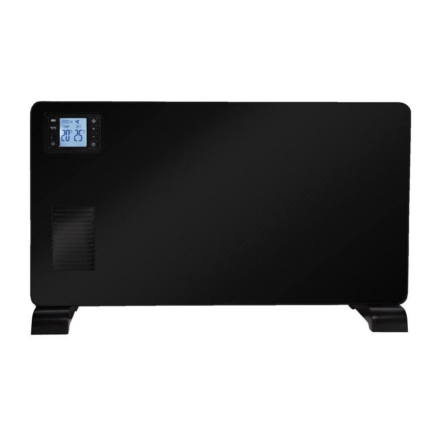 Brilagi - Elektrisk konvektorvärmare 1000/1300/2300W LCD/timer/TURBO/termostat svart + +Fjärrkontrol