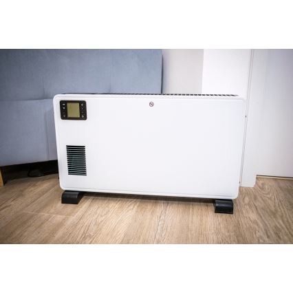 Brilagi - Elektrisk konvektorvärmare 1000/1300/2300W LCD/timer/TURBO/termostat vit+ RC