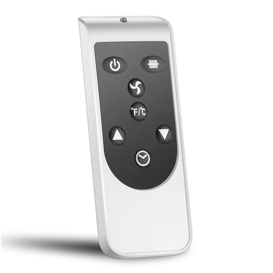 Brilagi - Elektrisk konvektorvärmare 1000/1300/2300W LCD/timer/TURBO/termostat vit+ RC