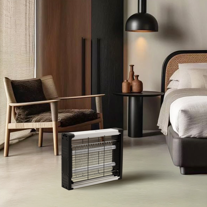 Brilagi - Elektrisk LED-insektsfångare (UV), 2×LED / 5 W / 230 V, för upp till 70 m²