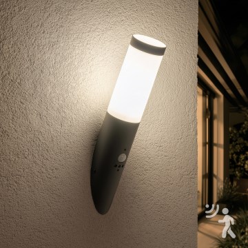 BRILAGI - ELIA utomhusvägglampa med rörelsesensor 1xE27/20W/230V IP44 antracit