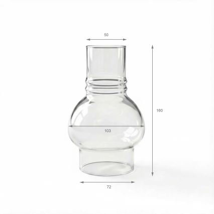 BRILAGI - ersättningsglas till fotogenlampan MERLIN